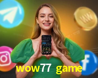 Interface do App wow77 game